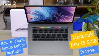 Macbook Pro 15 2018 Laptop Review | Core i7 9th Gen 16gb 512gb with touchbar