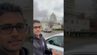 Most popular hindu temple in canada 🇨🇦 #shorts #canada #canadavlogs #canadalife