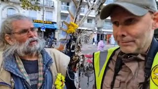 Manifestation des gilets jaunes le 28 septembre 2024 à Paris.