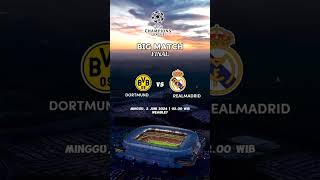 Jadwal final liga Champions real Madrid vs Dortmund