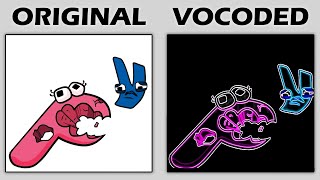 ORIGINAL vs Vocoded to Gangsta's Paradise Alphabet Lore (by MisterLEVIK) Comparison #5