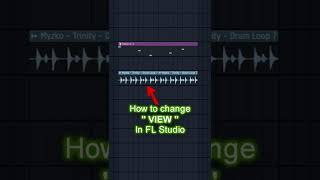 How to Change view in FL Studio 👀 #shorts