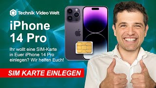 iPhone 14 Pro - SIM-Karte einlegen • Tutorial