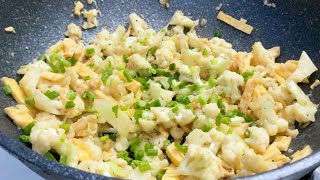 Eat cauliflower with eggs, Healthy and Tasty Food | Stay home Save money |