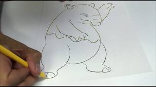 Pokemon Drowzee Coloring Page