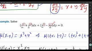 Review For Section 2.5: Solution By Substitution (Homogeneous Equations & Bernoulli's Equation)