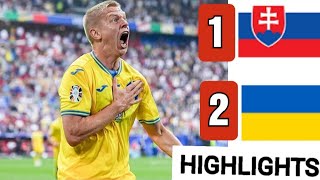 🌕 Slovakia vs Ukraine (1 - 2 ) HighLights. all Goals & Extended HighLights, Schranz and Other goal