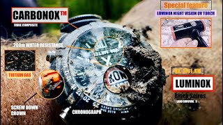 LUMINOX LAND Survival XB.3781.KM Chronograph + LUMINOX UV Torch - Real Life FULL Review