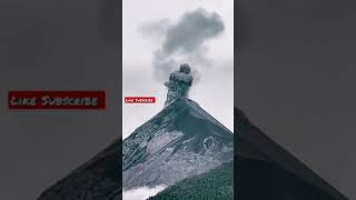 Don't miss the terrible explosion of this clip    Volcano explosion.🔔 touch