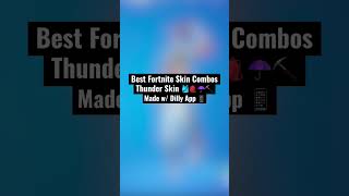 Best Fortnite “Thunder” Skin Combos 🥵 #fortnitecombos #fortnite #shorts