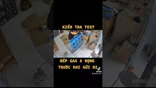 KIỂM TRA BẾP GAS 8 HỌNG TRƯỚC KHI GIAO ĐI CHO KHÁCH #short #shorts #bepgas #bepga