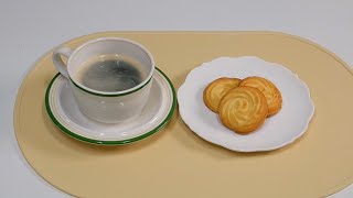 One minute baking butter cookies l 1분 버터쿠키 만들기