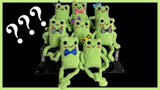 Frog Crochet Challenge: How Many Leggy Frogs Can I Make from One Skein?