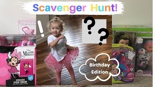 Anita's First Scavenger Hunt! *Birthday Edition*