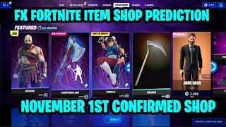 November 1st 2023 Fortnite Item Shop CONFIRMED / Fortnite Early Item Shop Prediction November 1st