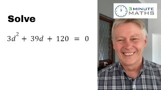 Factorise Harder Quadratics 2 -  Quick Video GCSE Maths - Grade 7