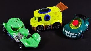 Hot Wheels Spongebob Squarepants Plankton Squidward 2013 Nickelodeon