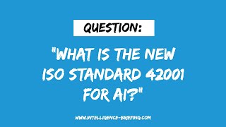 What Is The New ISO Standard 42001 For AI? (Guest: Andrea Isoni)