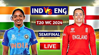 India Women's vs England Women's 1st Semi Final Match Scorecard & Commentary | Women's T20