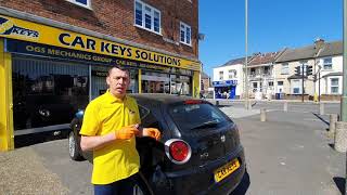 NEW!!! Alfa Romeo Mito KEY REPLACEMENT . THIS Alfa Romeo Replacement key done for the First TIME!