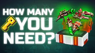 HOW MANY KEYS YOU NEED TO GET NEW DINO SET? PIXEL GUN 3D