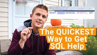 The QUICKEST Way to Get SQL Command Help