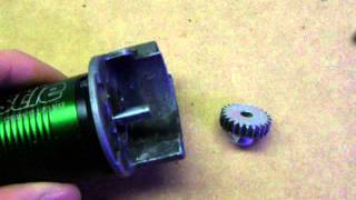 Final result on pinion removal