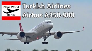 Turkish Airlines Airbus A350-900 *TC-LGE* takeoff from Berlin Brandenburg Airport