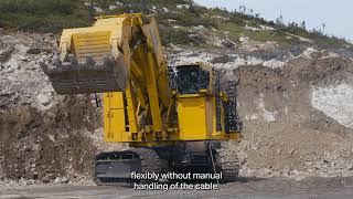 PC7000-11E electric surface mining excavator | Komatsu