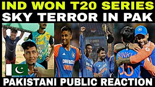 IND KING HAI CRICKET KA 😨 | IND WON T20 SERIES | PAKISTANI PUBLIC REACTION