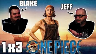 ONE PIECE LIVE ACTION 1x3 | REACTION | USOPP | KAYA | KURO AND THE BLACK CAT PIRATES