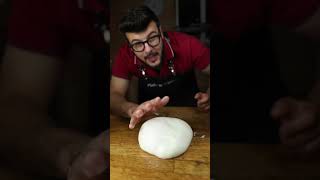 Making 75% hydration dough effortless with Pina #shorts #baking #pizza