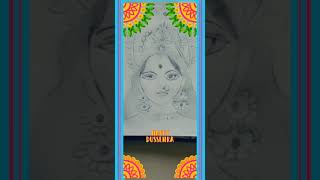 Maa durga drawing