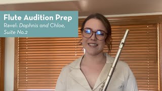 Flute Audition Prep: RAVEL Daphnis and Chloe, Suite No.2 | Rehearsal 176-179