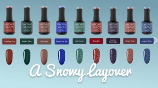 Madam glams snowy layover collection, plus! Win gel paints worth over $200 !!