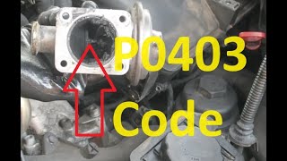 Causes and Fixes P0403 Code: Exhaust Gas Recirculation (EGR) Solenoid Control Circuit Malfunction