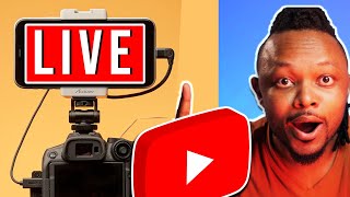 Mobile Live Stream with a PHONE from HDMI CAMERA ( No Computer needed) | LIVE Testing