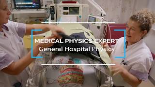 Medical physics expert  - Portrait of 4 physicists