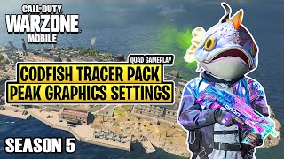 WARZONE MOBILE CODFISH TRACER PACK IN REBIRTH ISLAND GAMEPLAY