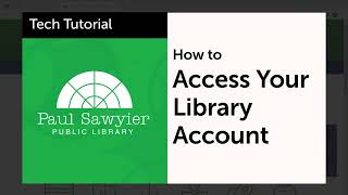 How to Access Your Library Account