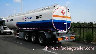 3 Axles 22.5L Fuel Tank Trailer#tanker #tankertruck #tankers #fueltank