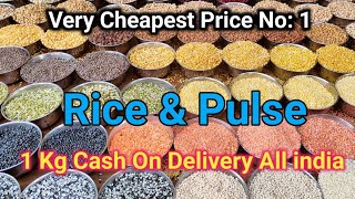 1 kg Delivery All of india Rice & Pulse Cheapest & Best Quility Sadar Bazar Delhi Wholesale Market