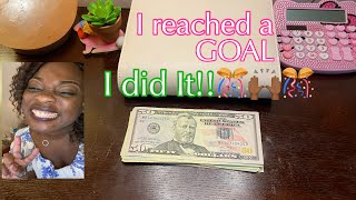 Cash Envelope Stuffing of my Sinking Funds for 1st July Paycheck | I did IT!!🎊🎊🎊 Goal Met