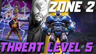 August  Side Quest -  Zone 2 Apocalypse  - Threat Level 5 | Marvel Contest of Champions