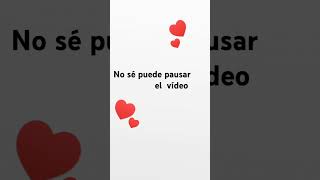 No sé puede pausar el vídeo