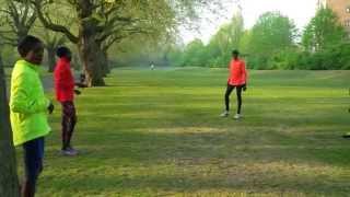 LONDON MARATHON 2015 #2 - Kenyan & Ethiopian Athletes Prepare for battle..!