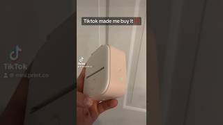 Tiktok made me buy it #tiktokmademebuyit #business #viral #miniprinter #shorts