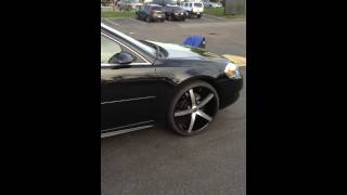 2013 CHEVY IMPALA ON 22" AKUZA RIMS AT RIMTYME RICHMOND VA!!