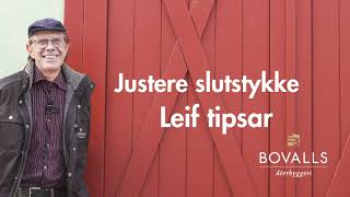 Justere slutstykke Assa 1487-2 Leif tipsar.