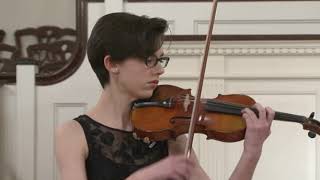 Abby Carpenter Performs Concerto #1 in E minor, Op. 64 by Felix Mendelssohn